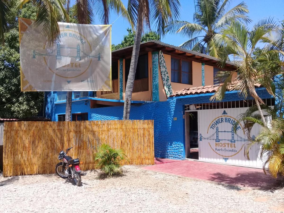 Tower Bridge Hostel Puerto Escondido  Exterior foto